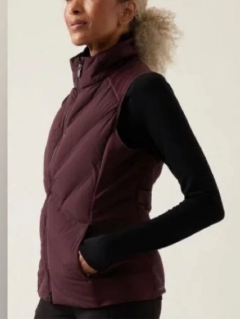 Athleta Inlet Puffer Vest Tall XL